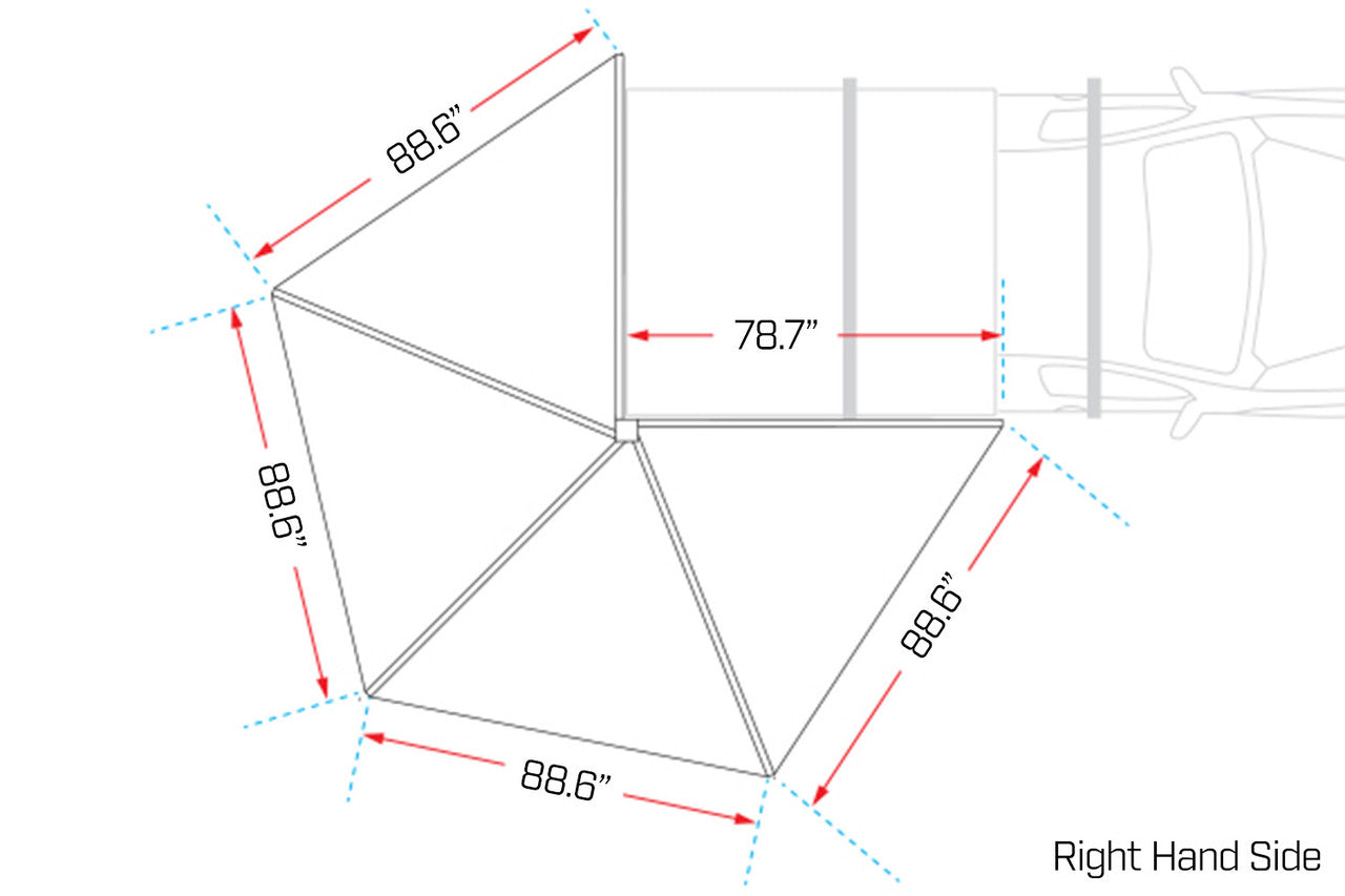 Ironman 4x4 Deltawing 270 Awning