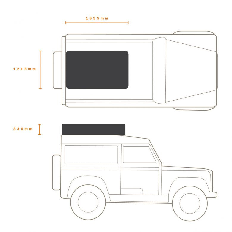 Darche Hi-View 1800 RTT (71" Super Queen)