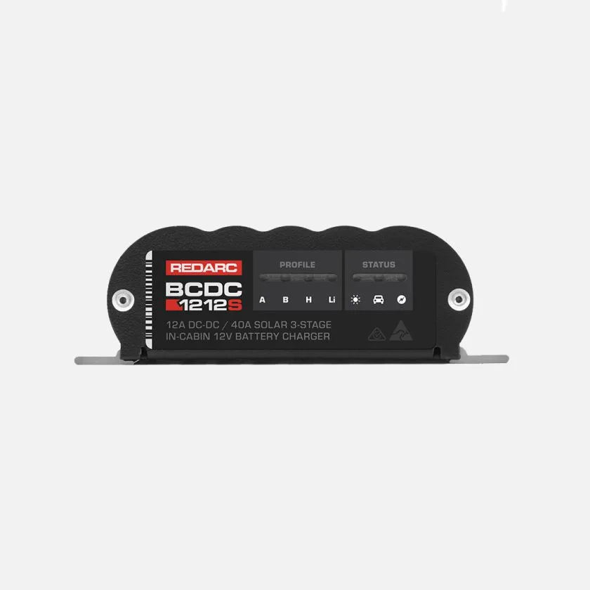 REDARC BCDC Trailer S - 12A Vehicle to Trailer Charger with Solar (BCDC1212S)