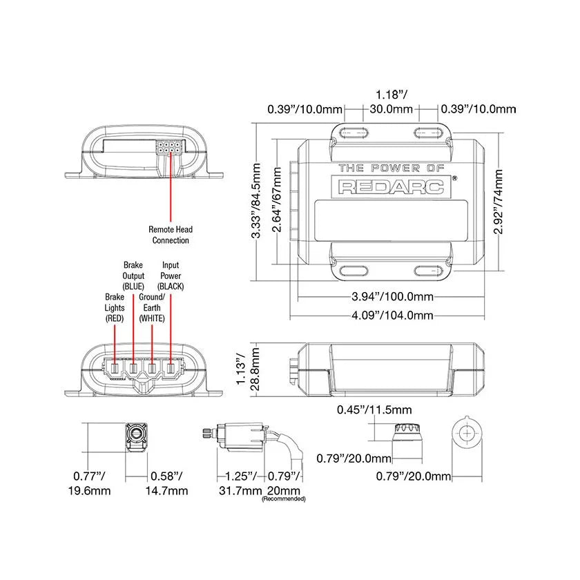 REDARC Tow-Pro Elite Electric Brake Controller (EBRH-ACCV3-NA)