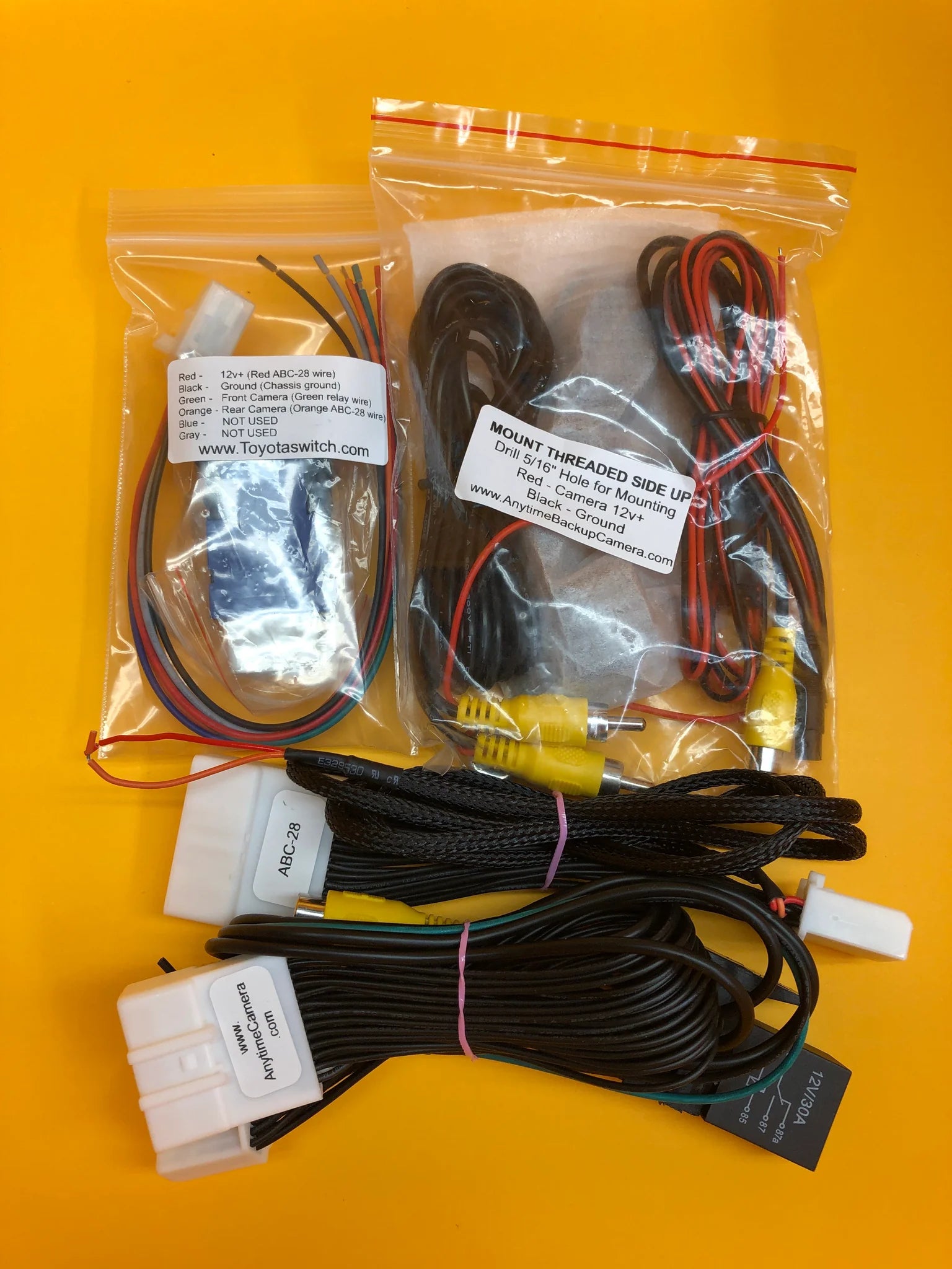 Anytime Backup and Front Camera Kit (2014 to 2019)