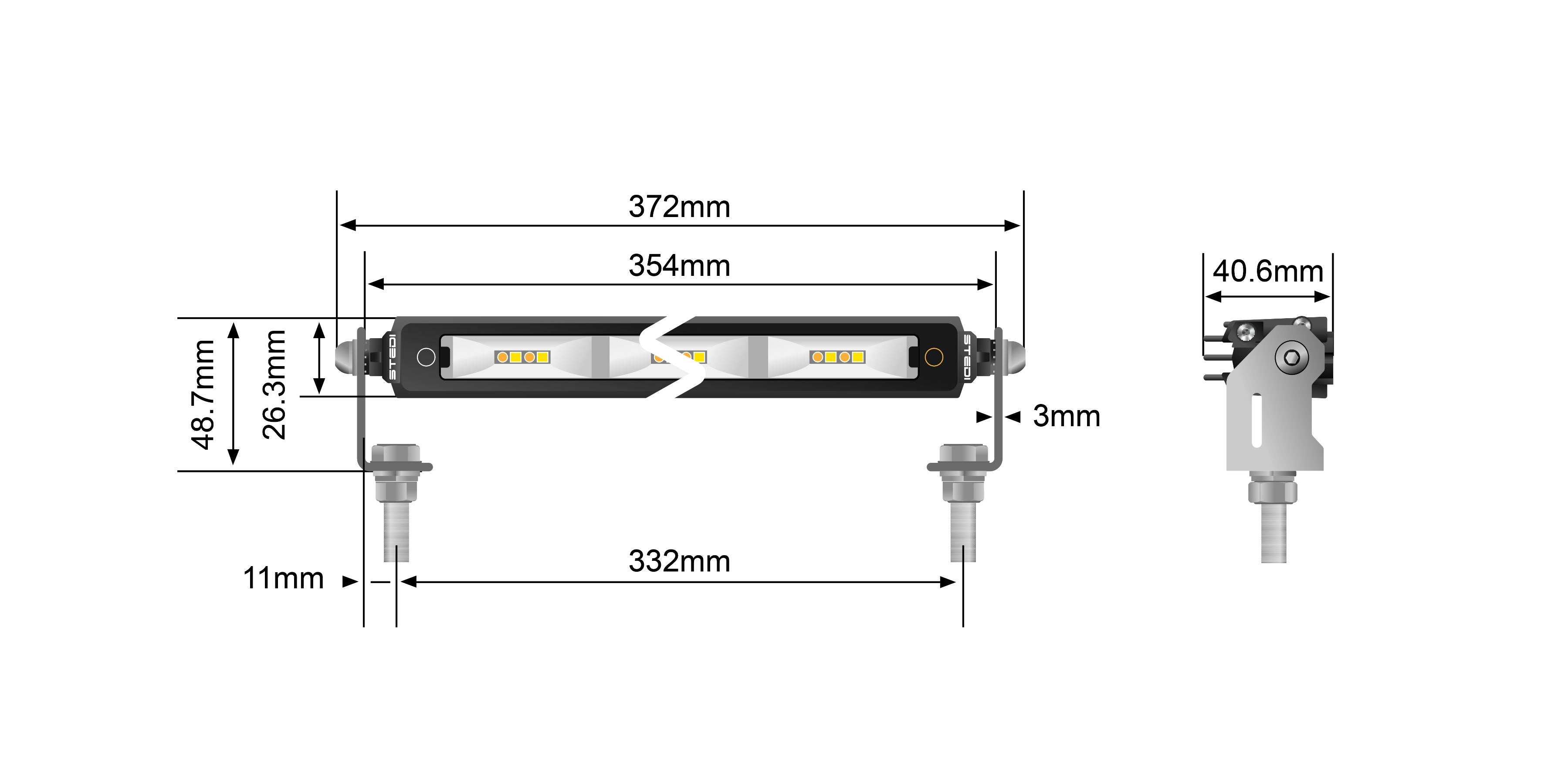 STEDI Micro Touch Dual Colour 13.9"