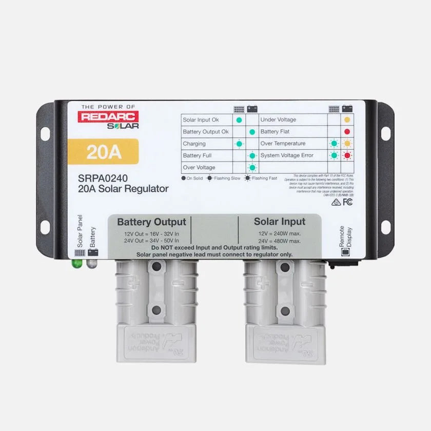 REDARC 20 Amp Solar Regulator (SRPA0240)