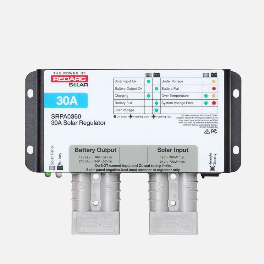 REDARC 30 Amp Solar Regulator (SRPA0360)