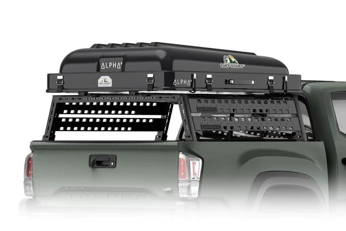 Tuff Stuff Alpha II Hard Top Side Open Tent, Black, 2 Person