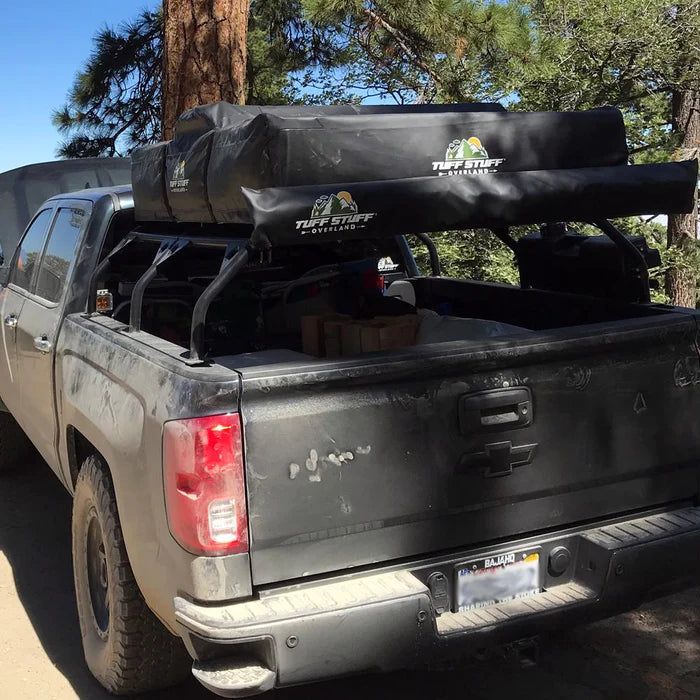 Tuff Stuff Roof Top Tent Truck Bed Rack, Adjustable, Powder Coated, 51"
