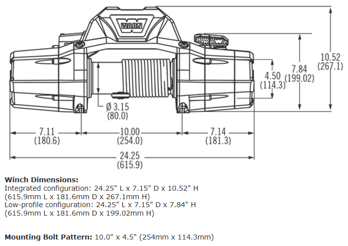 Warn ZEON 8-S Winch - 89305