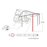 iKamper Canopy Poles