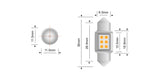 STEDI Festoon 36mm LED Bulbs (Pair)