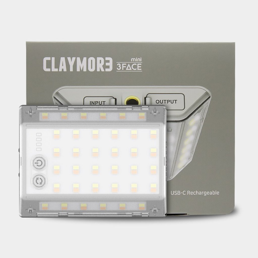 Claymore 3 Face Mini Rechargeable Area Light