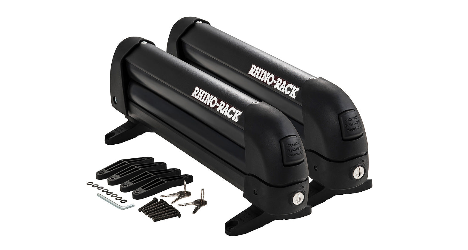 Rhino-Rack Ski And Snowboard Carrier - 2 Skis Or 2 Snowboards - 573