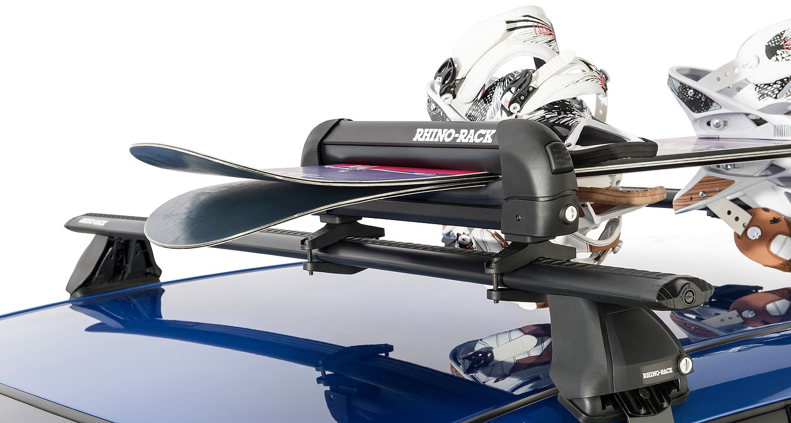 Rhino-Rack Ski And Snowboard Carrier - 2 Skis Or 2 Snowboards - 573