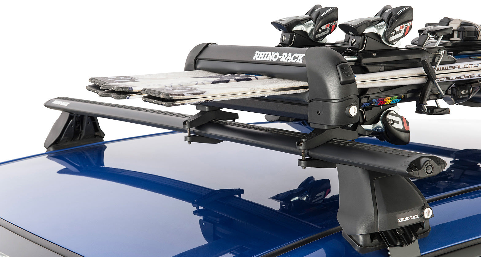 Rhino-Rack Ski And Snowboard Carrier - 2 Skis Or 2 Snowboards - 573