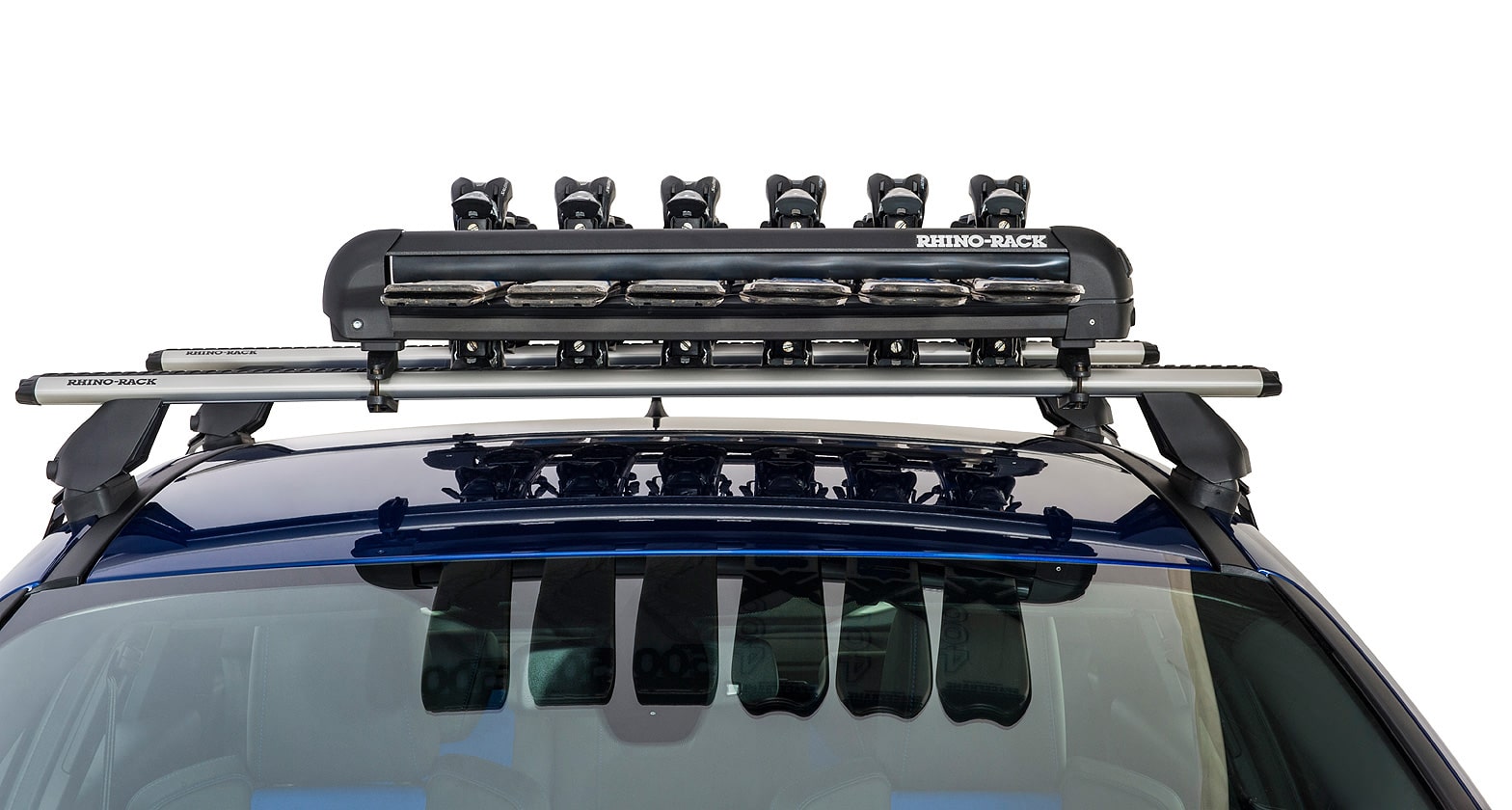 Rhino-Rack Ski And Snowboard Carrier - 6 Skis Or 4 Snowboards - 576