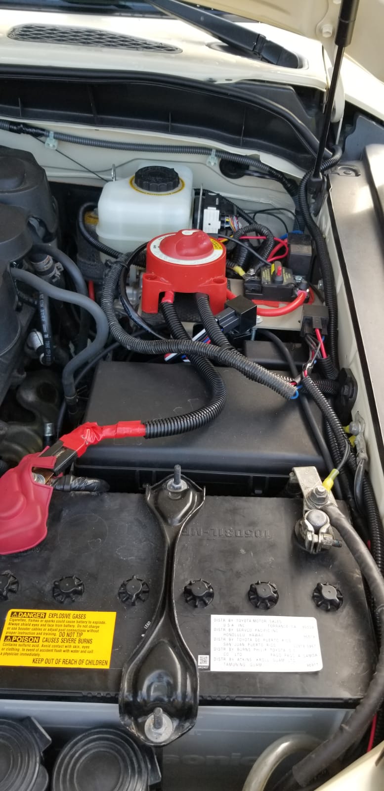 C4 Fabrication Engine Bay Accessory Tray (Driver Side) for 2010+ 4Runner