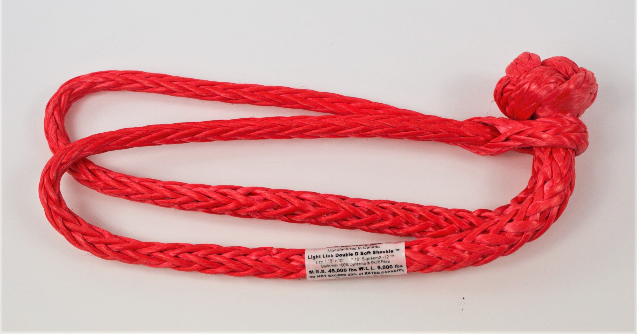 Freedom Recovery Gear  7/16" Soft Shackle made with Dyneema SK78