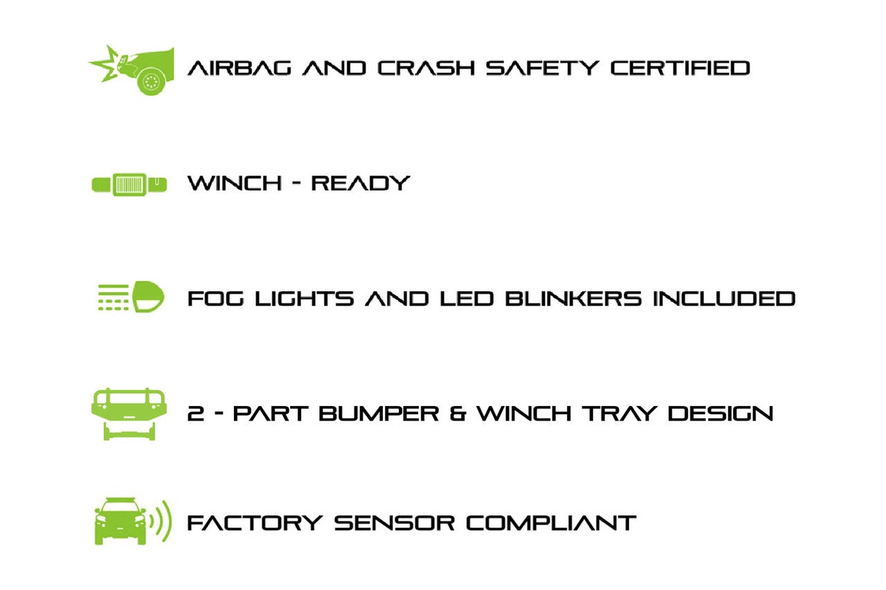 Ironman 4x4 Premium Off Road Bumper for 2014+ Lexus GX460