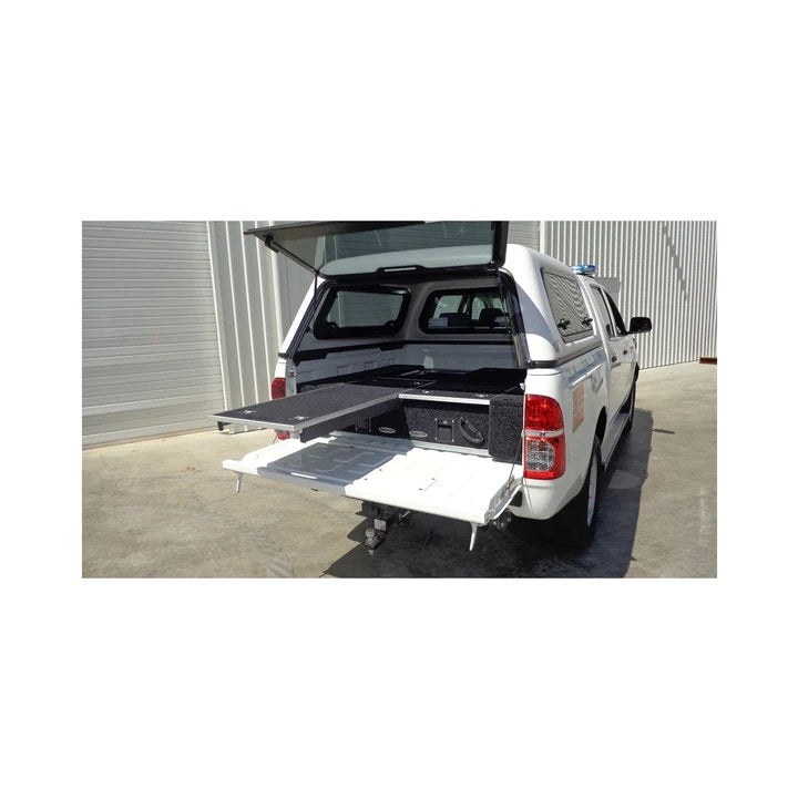 Dobinsons Rear Dual Drawer Kit With Fridge Slide For Pickups (Universal) (RD80-1300)