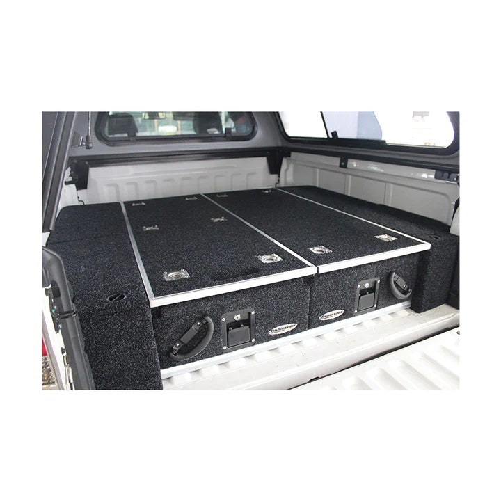 Dobinsons Rear Dual Drawer Kit With Fridge Slide For Pickups (Universal) (RD80-1300)