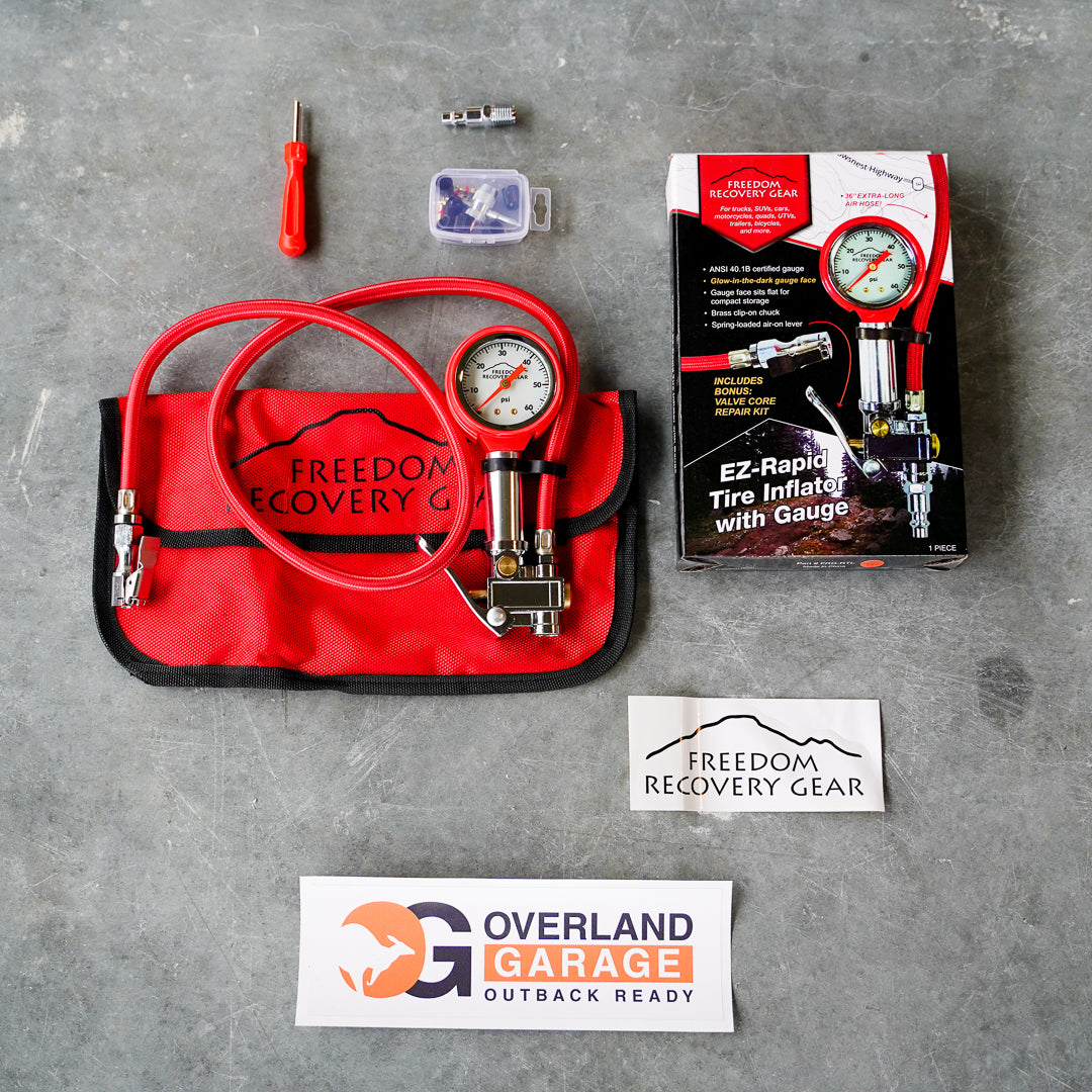 Freedom Recovery Gear EZ-Rapid Tire Inflator with Gauge