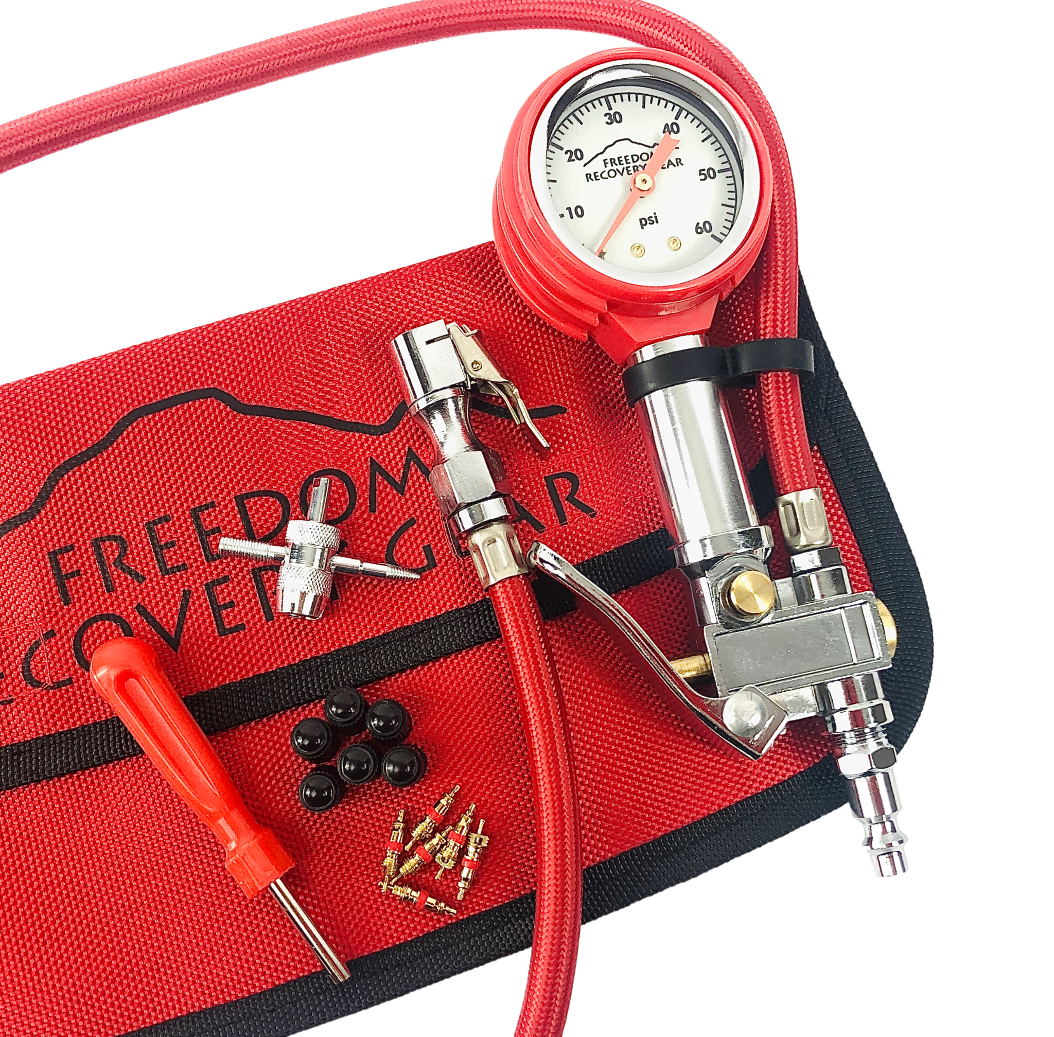 Freedom Recovery Gear EZ-Rapid Tire Inflator with Gauge