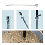 Claymore Multi Pile Driver Mount Accessory for 1/4" Socket