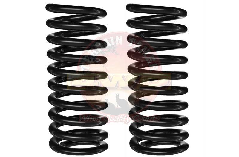 Terrain Tamer Front Coil Springs 40mm 100KG+ Heavy Duty with & w/o KDSS - 2003-2024 4Runner, FJ Cruiser & 120/150 Series Prado (TTCS-2412T)