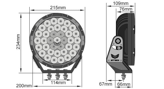 STEDI Type-X PRO LED Driving Lights