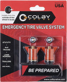 Colby Valve Emergency Tire Valve System - 2 Packs