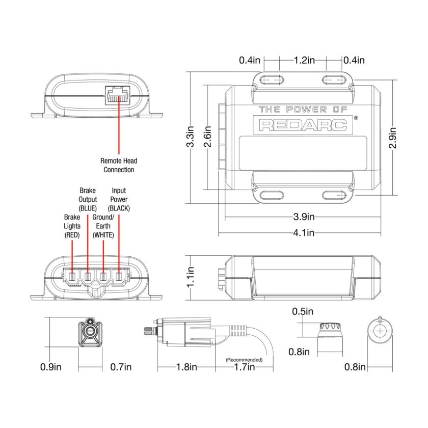 REDARC Tow-Pro Liberty Electric Brake Controller (EBRH-ACCNA)