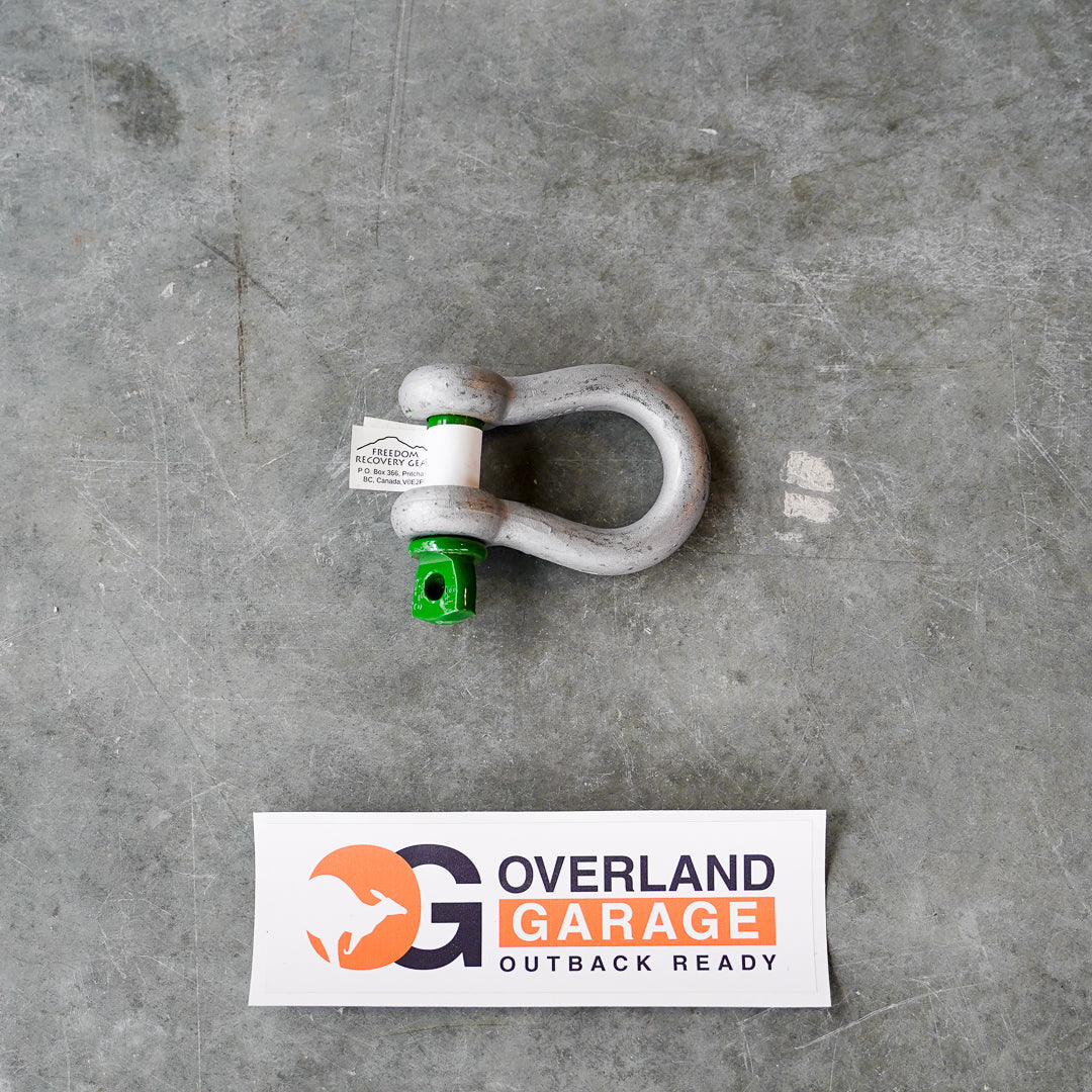 Freedom Recovery Gear Van Beest Green Pin Hard Shackle