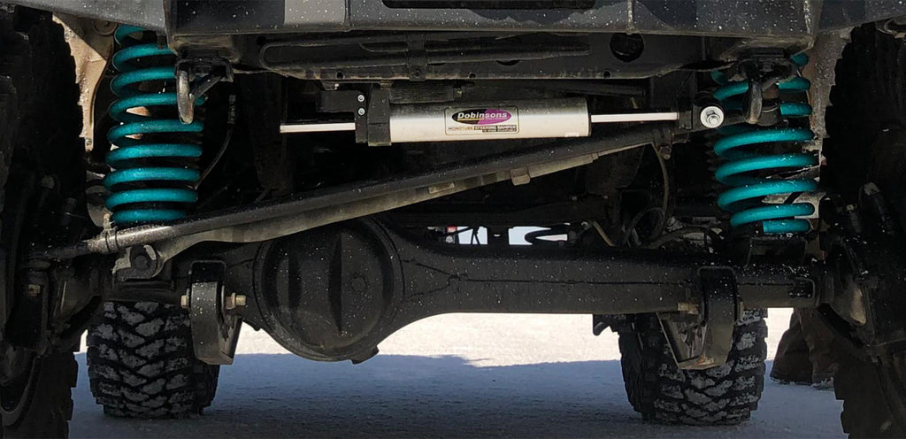 Dobinsons Adjustable Monotube Steering Damper for 60/70/80 Series Land Cruiser (SS59A824)