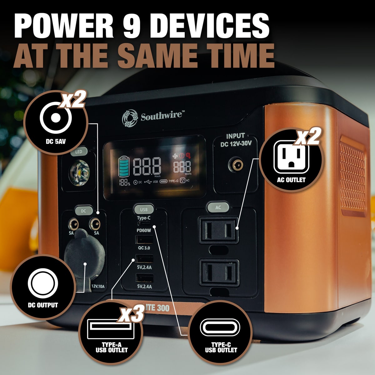 Southwire Elite 300 Series Portable Power Station - 53251