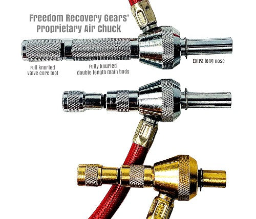 Freedom Recovery Gear Self-Contained EZ-Rapid Tire Deflation Tool with Gauge