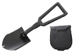 Overland Vehicle Systems Multi Functional Military Style Utility Shovel with Nylon Carrying Case