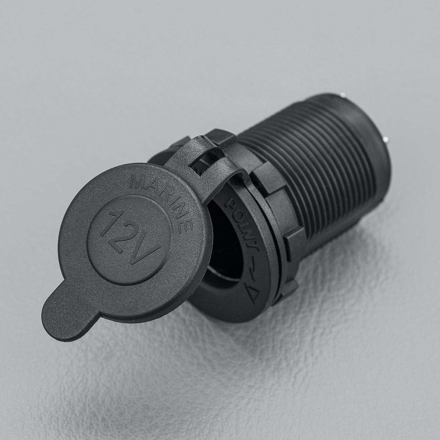 flush mount cigarette lighter socket RV USB-A 12V Dual Power Socket and RV Construction and Appearance 12V Flush Mount Panel Voltmeter,