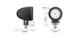STEDI MCX25 Motorcycle LED Driving Light - Spot
