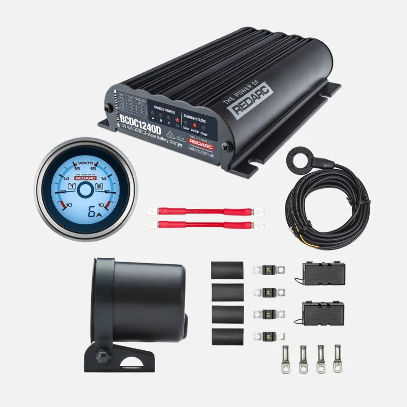 REDARC Off-Grid Battery Charger Kit (OFFGRIDBASEKIT-NA)