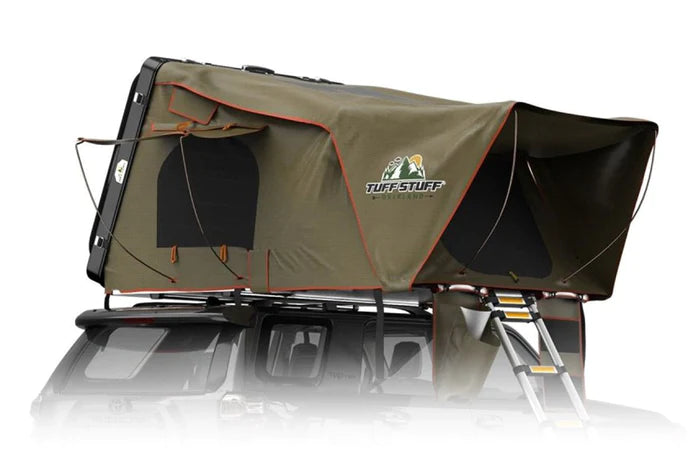 Tuff Stuff Alpha Hard Top Side Open Tent, Black, 3+ Person