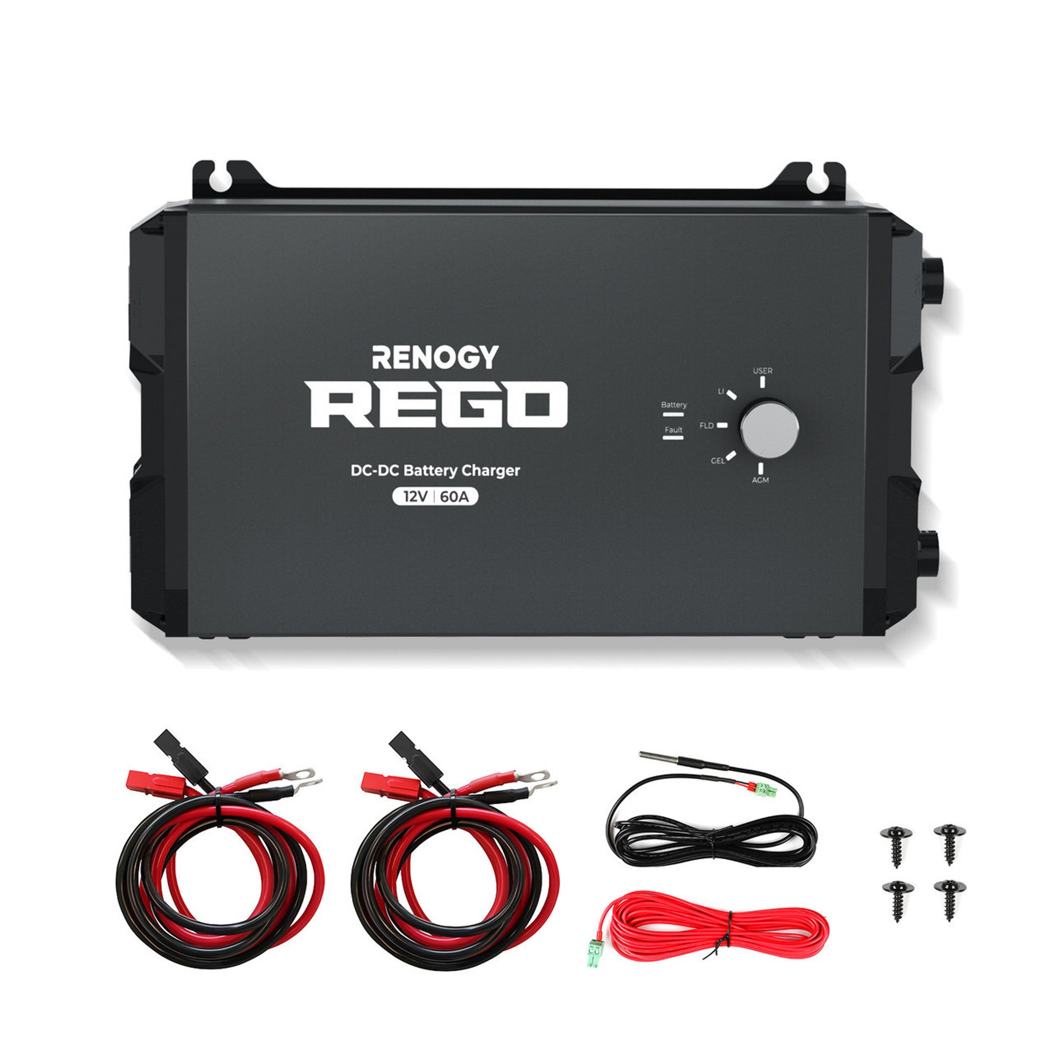 Renogy REGO 12V 60A DC-DC Battery Charger with Anderson terminals