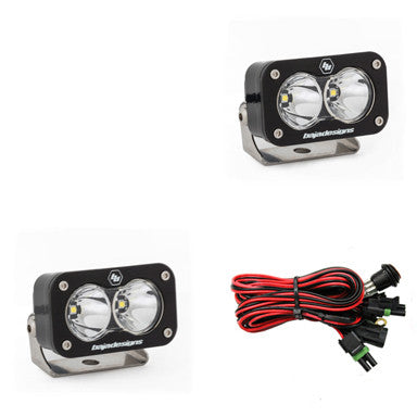 Baja Designs S2 Pro Black LED Auxiliary Light Pod (Pair)