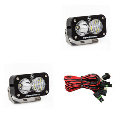 Baja Designs S2 Pro Black LED Auxiliary Light Pod (Pair)