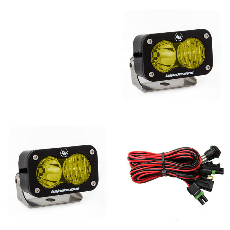 Baja Designs S2 Pro Black LED Auxiliary Light Pod (Pair)