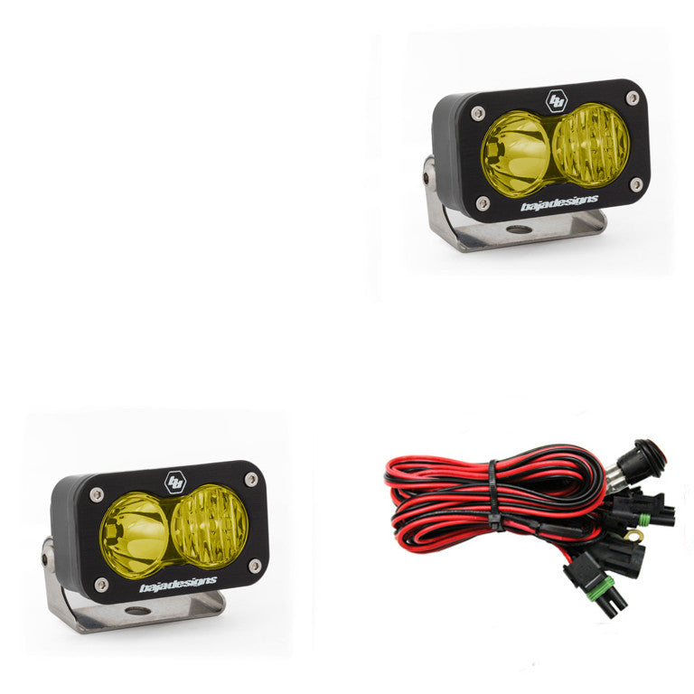Baja Designs S2 Sport Black LED Auxiliary Light Pod (Pair)