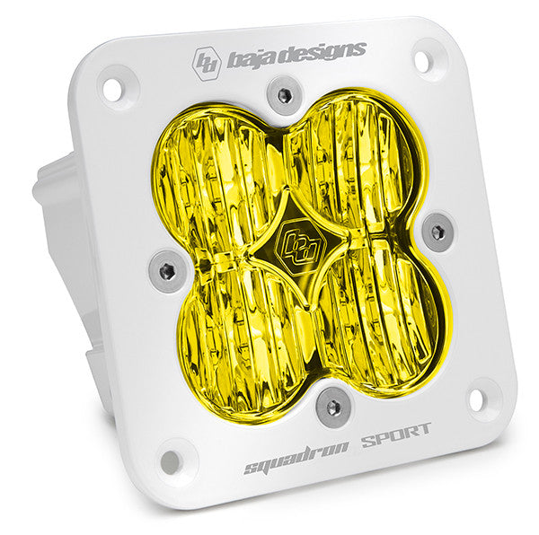 Baja Designs Squadron Sport White Flush Mount LED Auxiliary Light Pod (Pair)