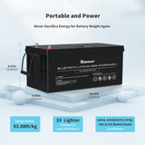 Renogy 200Ah 12V Lithium Iron Phosphate Battery w/ Bluetooth