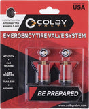 Colby Valve Emergency Tire Valve System - 2 Packs