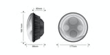 STEDI IRIS Chrome 7" LED Headlight